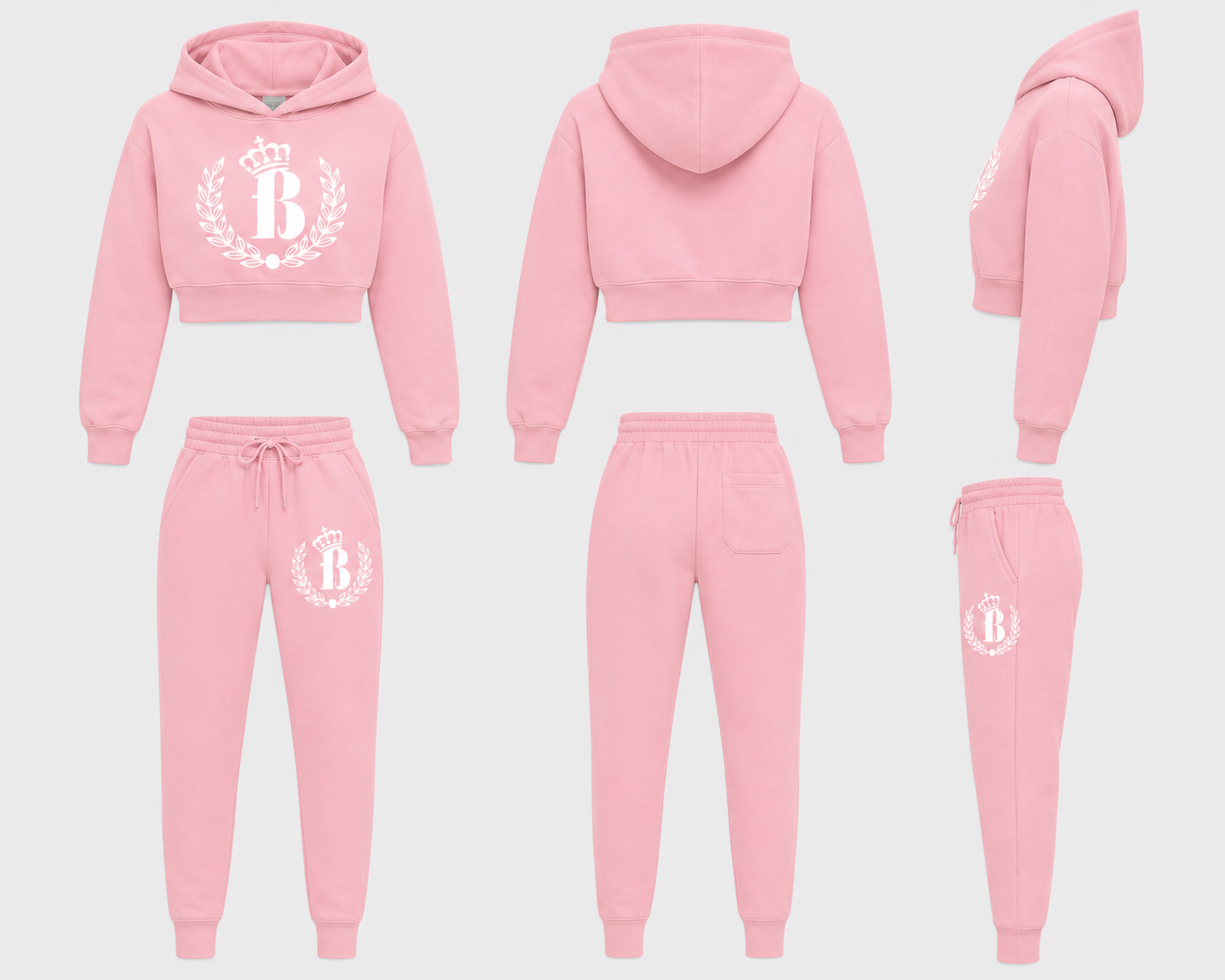 BoiBoi Crop Top Jogger Set