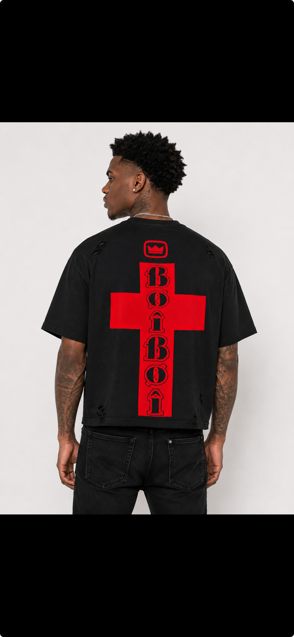 BoiBoi “ Be Different “ Crop Top Tee