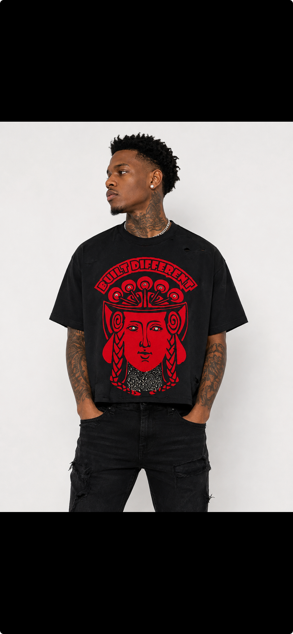 BoiBoi “ Be Different “ Crop Top Tee